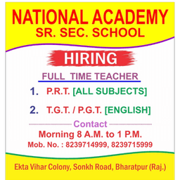 NATIONAL ACADEMY SR.SEC. SCHOOL BHARATPUR