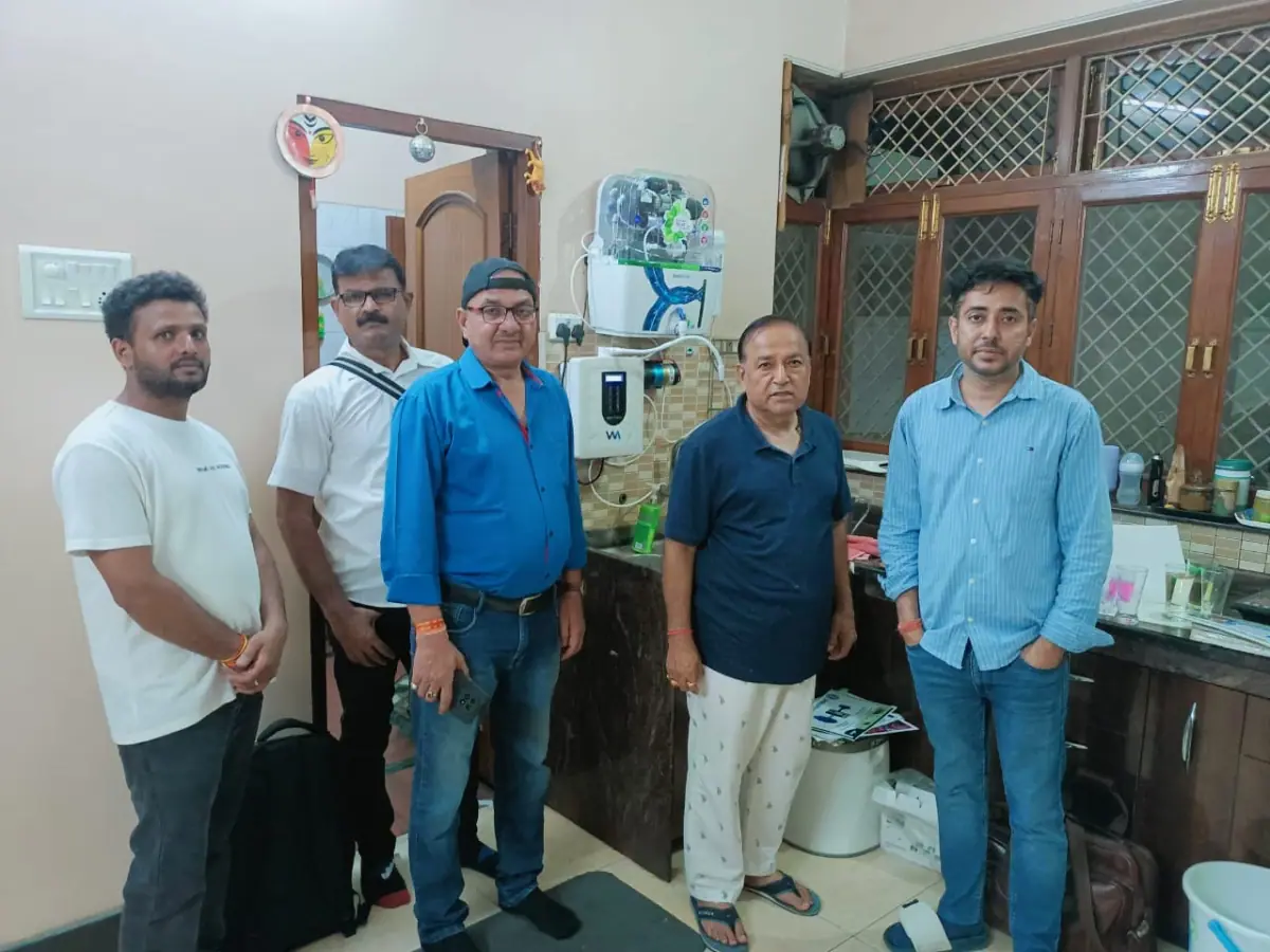 Team visit — home installation